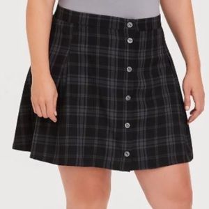 Torrid hogWarts Harry Potter women’s uniform plaid mini skirt plus size 3X